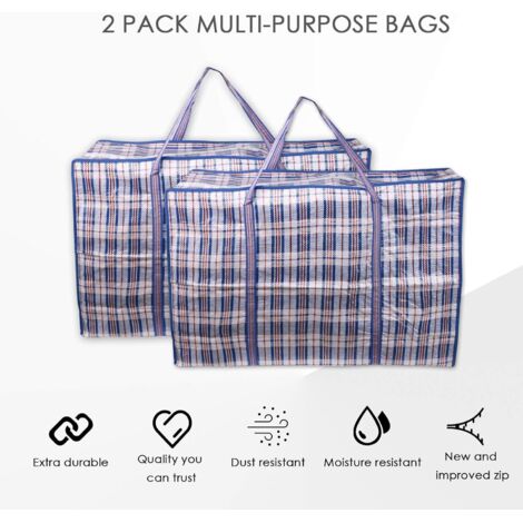 Sacs De Déménagement 105L - Lot De 6 | Tissu Oxford Résistant | Imperméable, Anti-Poussière | Pour Vêtements, Couvertures