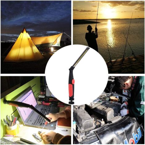 Lampe De Travail LED Rechargeable 20W, 2000 Lumens, Rotatable à 360°, étanche IP65, Batterie 5000 MAh - 9