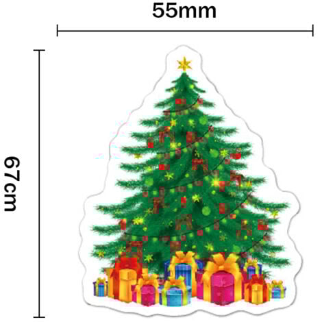 200 pièces 2023 autocollants de Noël décorations de Noël vinyle imperméable autocollants de père Noël pour ordinateur portable bouteilles d'eau enveloppes cadeaux étiquettes artisanat