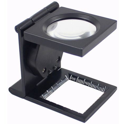 10X LED Loupe De Table Compte-Fils En Alliage De Zinc Et Verre Pliable Avec 2led Lumiere Echelle Loupe De Lecture Grande Lentille Pour Maison Artisanat Outils De Bijoux Textile Reparation Bureau 92087848