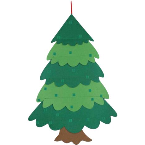 DazSpirit Arbre De Noël En Feutre Pour Enfants Avec Lumières