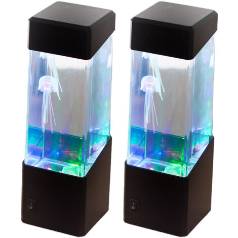 Veilleuse D'aquarium Avec Alimentation USB, Décoration De Bureau