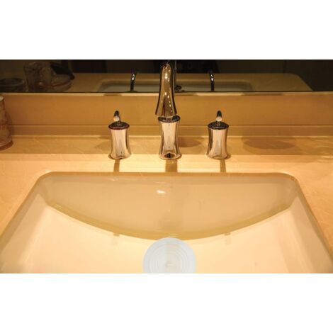 Lot De 3 Bouchons De Vidange En Silicone Universels Pour évier, Lavabo, Baignoire - Blanc, 15 Cm, étanchéité Parfaite - 6