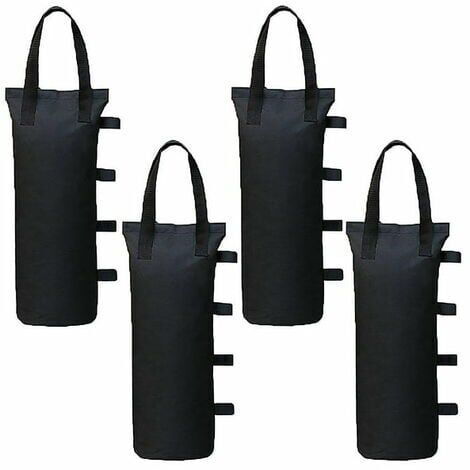 Lot De 4 Sacs De Lestage Pour Auvent/tente - Capacité 25L - Tissu PVC 500D - Pour Jardin, Camping, Plage