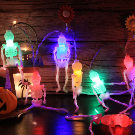 Lumières d'Halloween, lumière féerique de décoration intérieure d'Halloween pour les décorations extérieures de la pièce à la maison