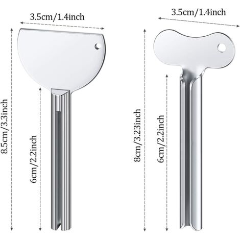 Presse Dentifrice Rolling - 6 Pièces, 3 Couleurs, Économiseur De Tube