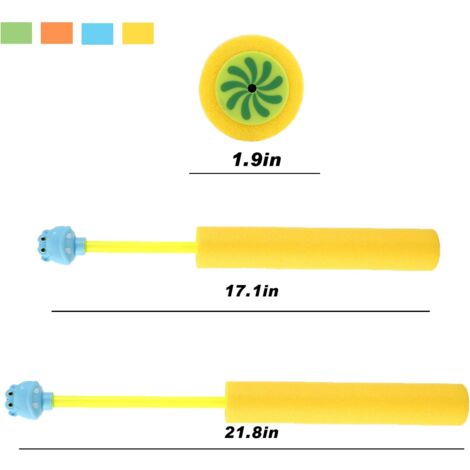 Pack De 4 Pistolets à Eau 150ml - Longue Portée 10m Pour Jeux D'été