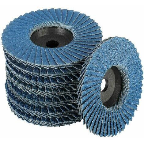 12 Disques Abrasifs à Lamelles - 76mm - Grains 40/60/80/120 - Pour Meuleuse