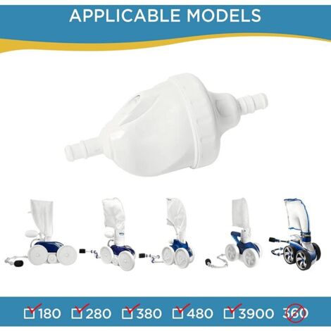 Ensemble de roues tendeurs pour nettoyeur de piscine Polaris 280, 180, remplacement des pièces usées ou endommagées, installation simple
