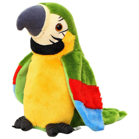 Perroquet Parlant En Peluche,Jouet Électrique Perroquet Parlant,Electrique Peluche Qui Danse