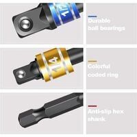 Tournevis Porte Douille Magnétique + Douilles Tournevis Et Embouts De