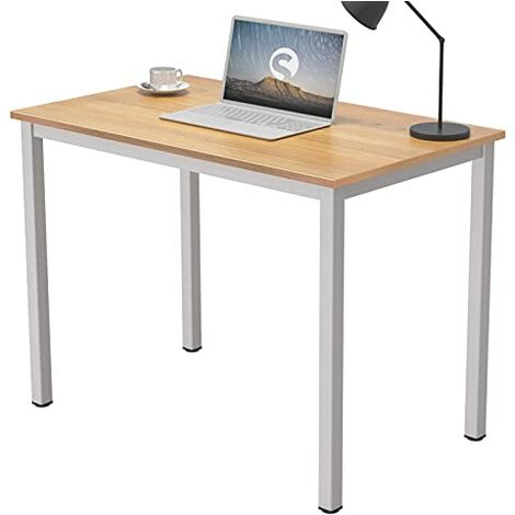 Giantex bureau informatique table de bureau en mdf pour ordinateur multi-rangements  avec tablette imprimante, tablette à clavier coulissante, 2 tiroirs  120x55x85cm - Conforama