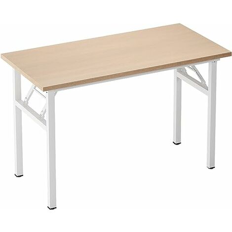Bureau Pliant NEED 100x60cm - Table Informatique Mobile Pour Maison & Bureau - Noir - Pratique Et Sans Installation