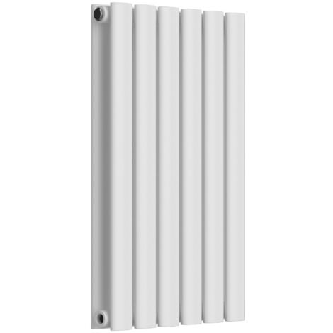 Oval Vertical Radiator-Anthracite Grey-1800mm x 420mm (Double)