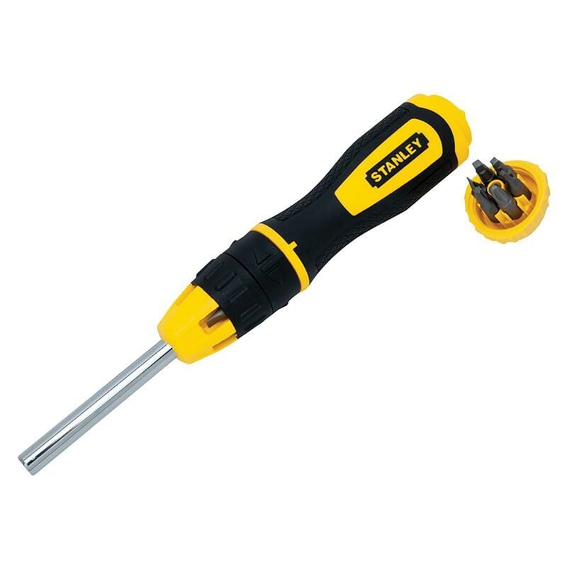 Stanley Tools Multibit Ratchet Screwdriver &10 Bits