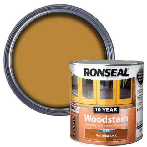 Ronseal 38683 10 Year Woodstain Natural Oak 750ml RSL10WSNO750