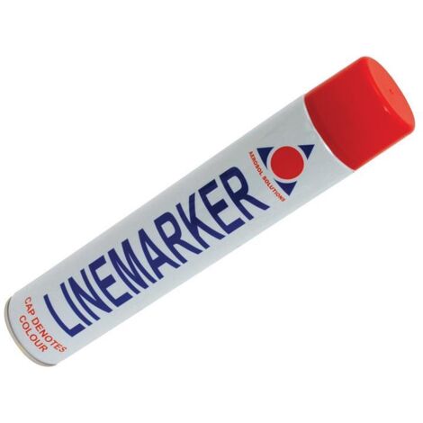 Aerosol 0902 0902 Line Marking Spray Paint Red 750ml AERLMPR