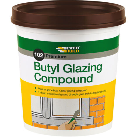 102 Butyl Glazing Compound Brown 2Kg (1/2)