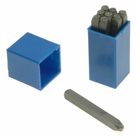 180- 5.0Mm Set Of Number Punches 3/16In