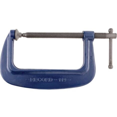 Irwin Record T119/6 119 Medium-Duty Forged G-Clamp 150mm 6in REC1196