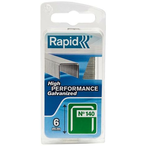 140/6Nb 6Mm Galvanised Staples Narrow Box 970