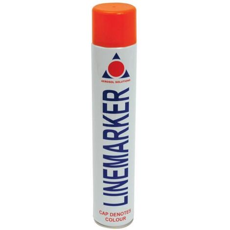 Aerosol 0905 0905 Line Marking Spray Paint Orange 750ml AERLMPO