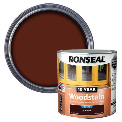 Ronseal 38693 10 Year Woodstain Walnut 2.5 litre RSL10WSW25L