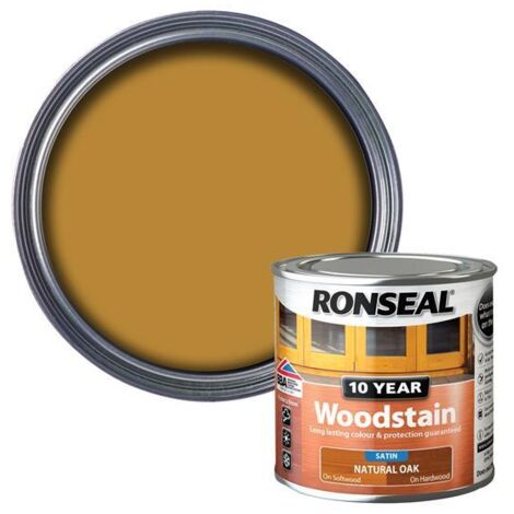 10 Year Woodstain Natural Oak 250Ml