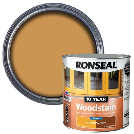 Ronseal 38677 10 Year Woodstain Natural Pine 750ml RSL10WSNP750