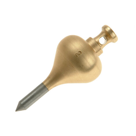 Monument 249D 249D Brass Plumb Bob 128g (4.1/2oz) Size 2 MON249