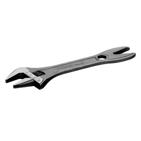 Bahco Black Adjustable Wrench Alligator Jaw 200mm 8in Capacity 32mm BAHB31