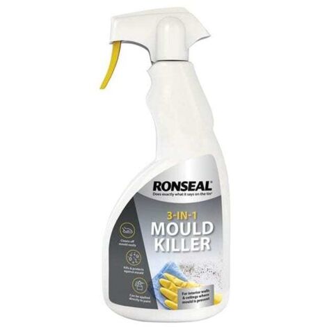 Ronseal 3-in-1 Mould Killer Trigger Spray 500ml RSLMKT500
