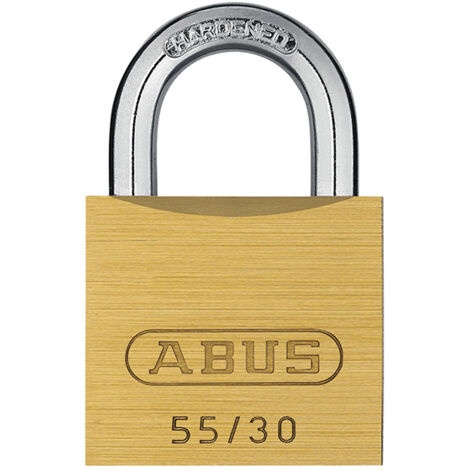 ABUS 02862 55/30mm Brass Padlock Keyed Alike 5301 ABUKA02862