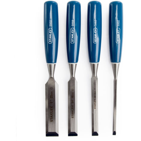 Stanley 5002 Bevel Edge Wood Chisel Set (4-Piece: 6, 12, 18, 25 mm) (1/5)