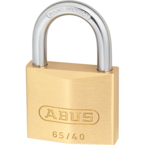 ABUS 02341 65/40mm Brass Padlock Keyed Alike 402 ABUKA02341