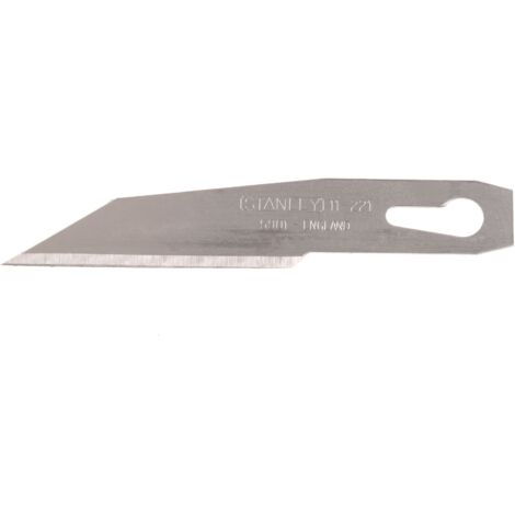 Stanley Replacement Blade for Hobby Knife, 60 mm Straight Edge Blade