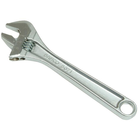 Bahco 8071C Chrome-Plated Adjustable Wrench 200 mm (8 in), 27 mm Jaw
