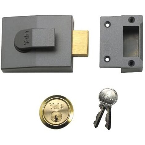 82 Deadbolt Nightlatch 60Mm Backset Dmg Finish Box (1/2)