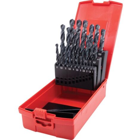 Dormer A190 No.204 Metric Hss Drill Set Of 25 1.0-13.0 X 0.5Mm (1/3)