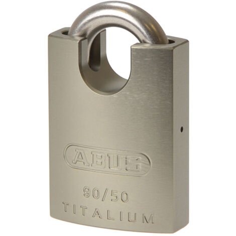 ABUS Mechanical 90RK/50mm TITALIUM™ Padlock Closed Shackle ABU90RK50
