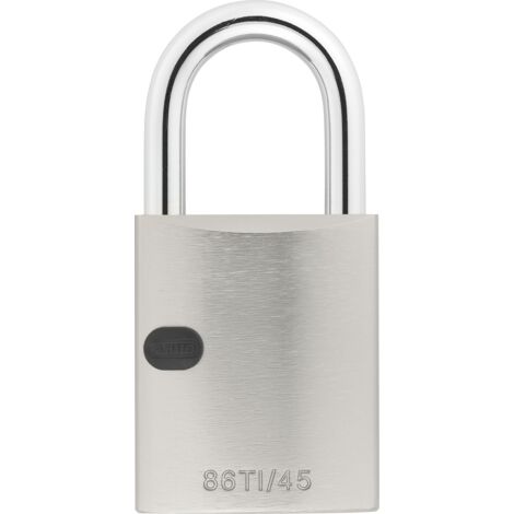 ABUS Mechanical 86TI/45mm TITALIUM™ Padlock Without Cylinder ABU86TI45