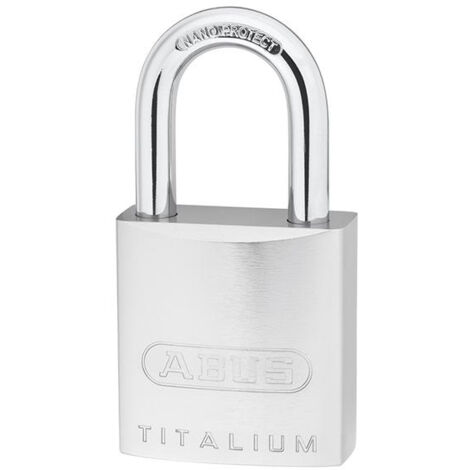 ABUS Mechanical 86TI/55 TITALIUM Padlock Keyed Without Cylinder