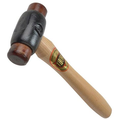 Thor 8 Rawhide Hammer with 25mm Head Size, Size A, 340g Heavy-Duty Tool