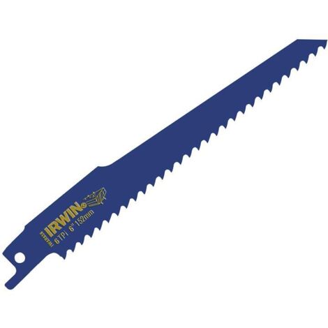 656R 150Mm Sabre Saw Blade Nail Embedded Wood Cut Pack Of 5 (1/2)