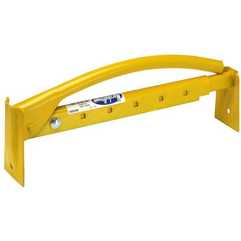 Brick tongs for carrying 6 to 10 bricks – Heavy-duty design for hard wear – Adjustable size 154 x 422 x 76mm – Weight 1.42kg – Marshalltown (1/3)
