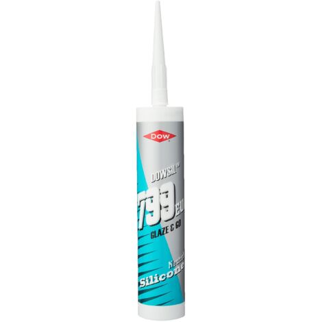 799 Glaze & Go Silicone Sealant White 310Ml