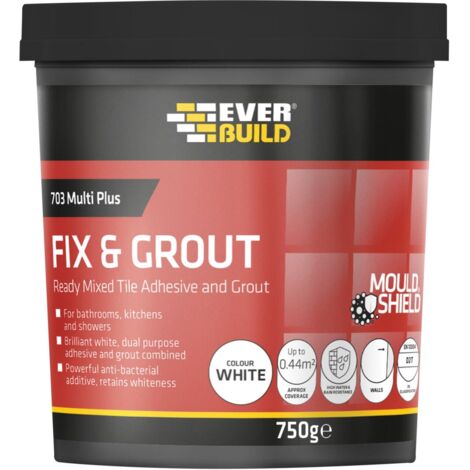Everbuild Sika 703 Fix & Grout Tile Adhesive 750g EVBFIX005