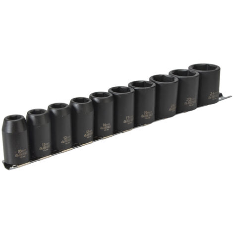 9121 Impact Socket Set Of 10 Metric 1/2In Drive