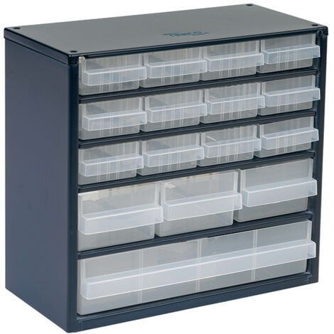 Raaco 137560 616-123 Metal Cabinet 16 Drawer RAA137560