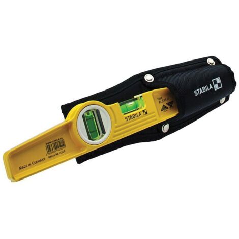 Stabila 81S-10MH Magnetic Torpedo Level 25cm in Holster STB81S10MH